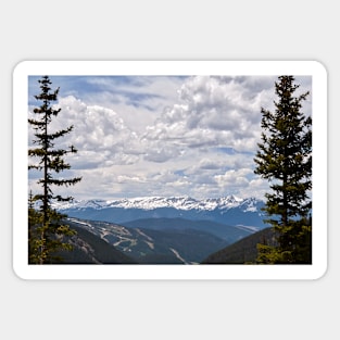 Colorado Ski Slopes In The Summer Sticker